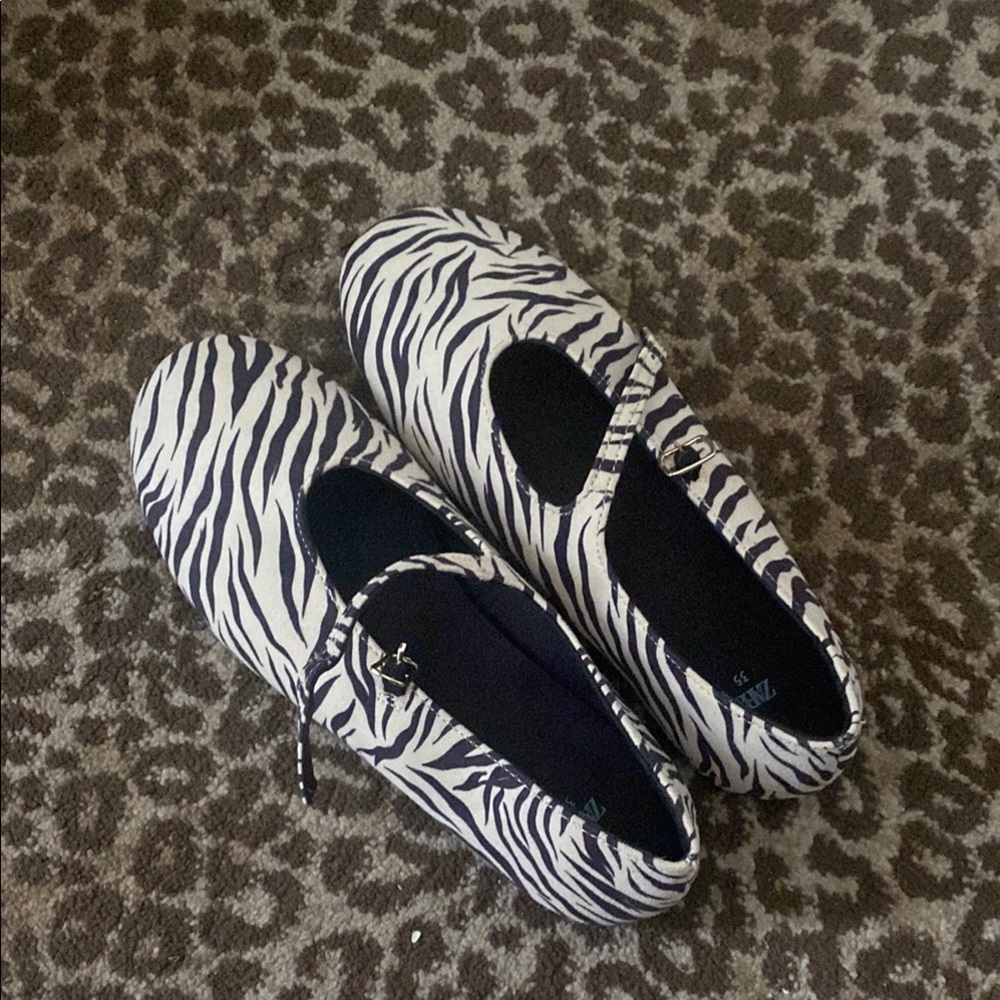 Zebra Print Girls’ Shoes